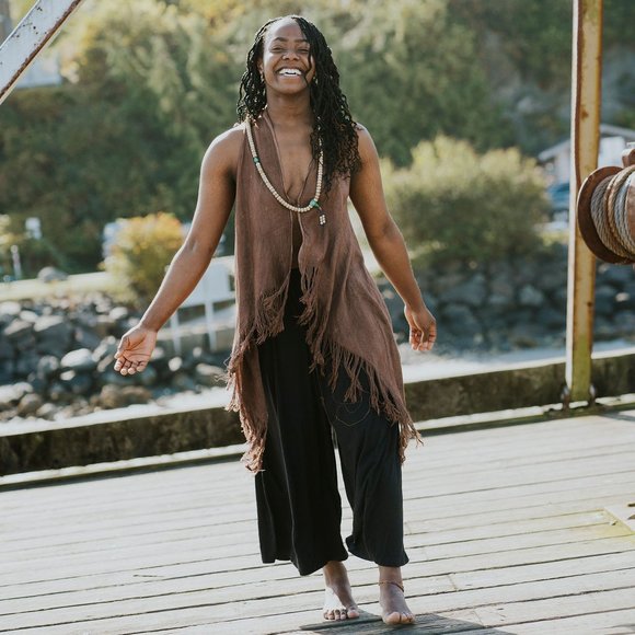 Elfarrow ✧ Bohemian Fringe Vest - Picture 7 of 8